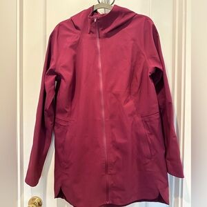 COPY - Lululemon rain jacket, maroon